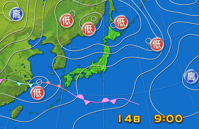 5月14日天気図